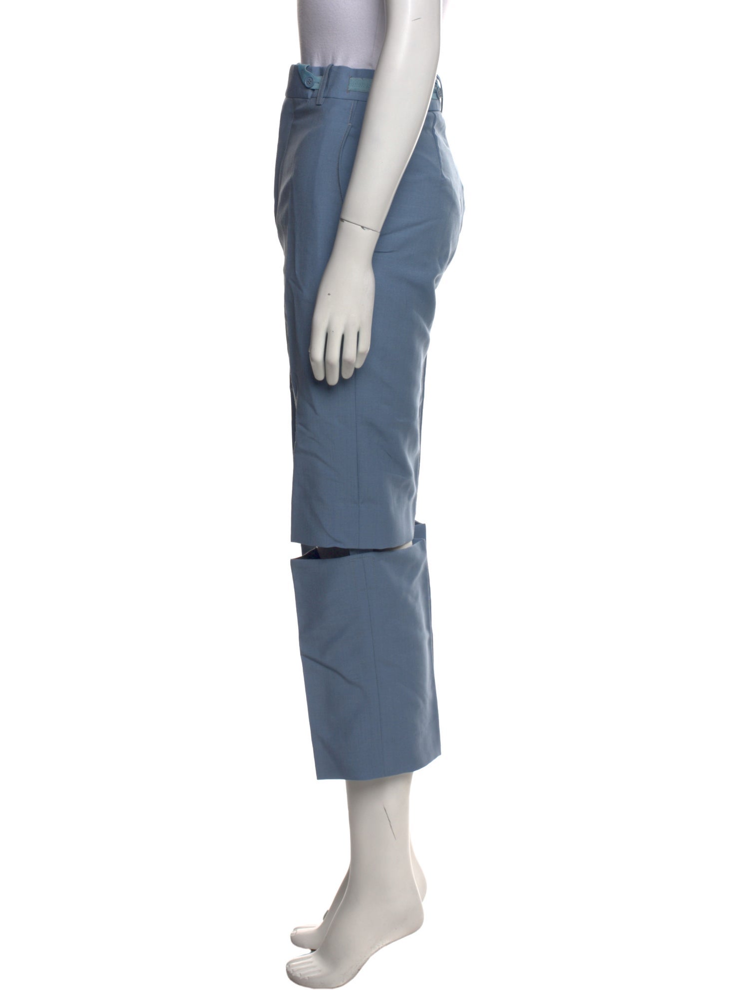 Celine Mohair Straight Leg Pants