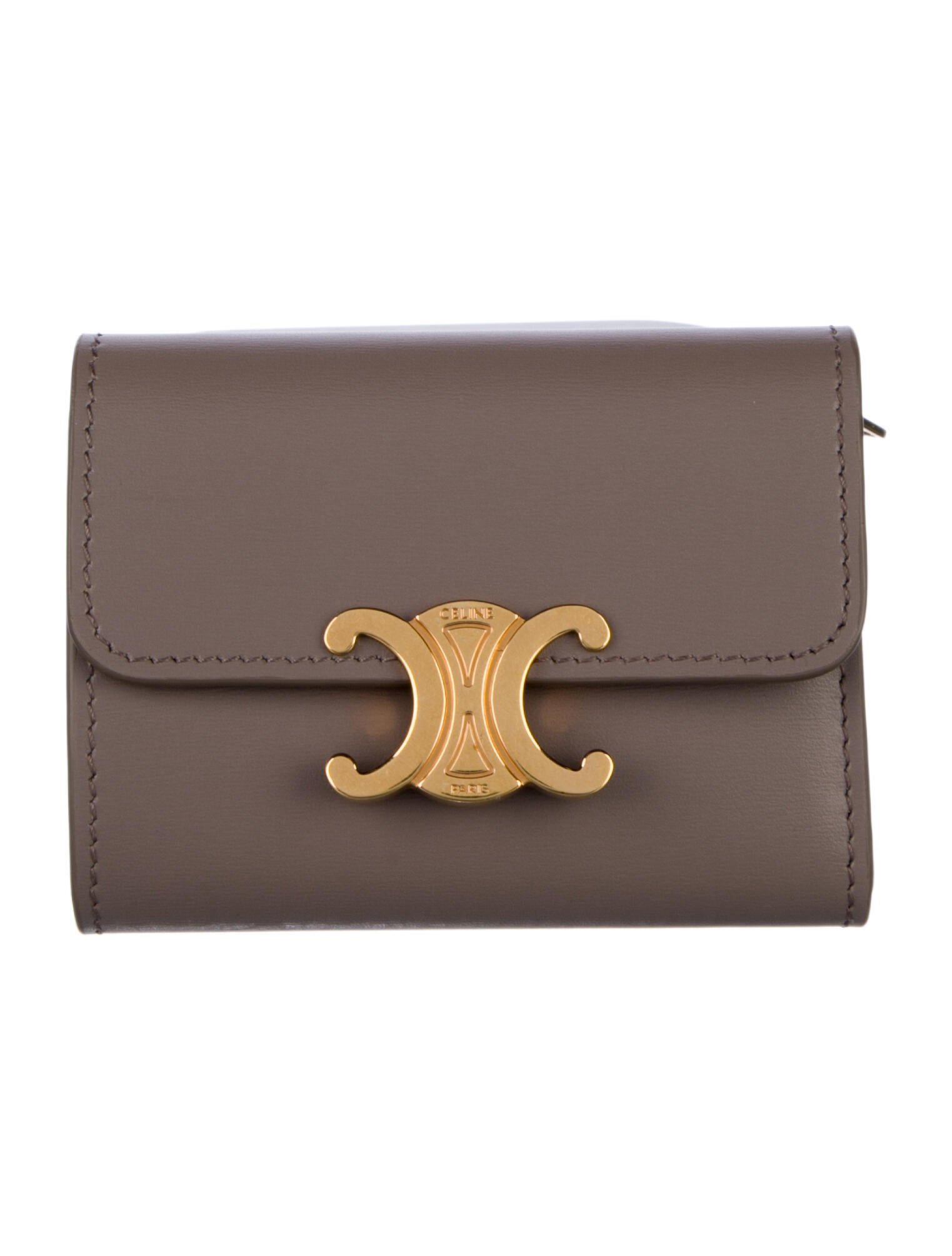 Celine 2022 Triomphe Trifold Wallet