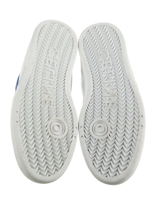 Celine Leather Colorblock Pattern Sneakers