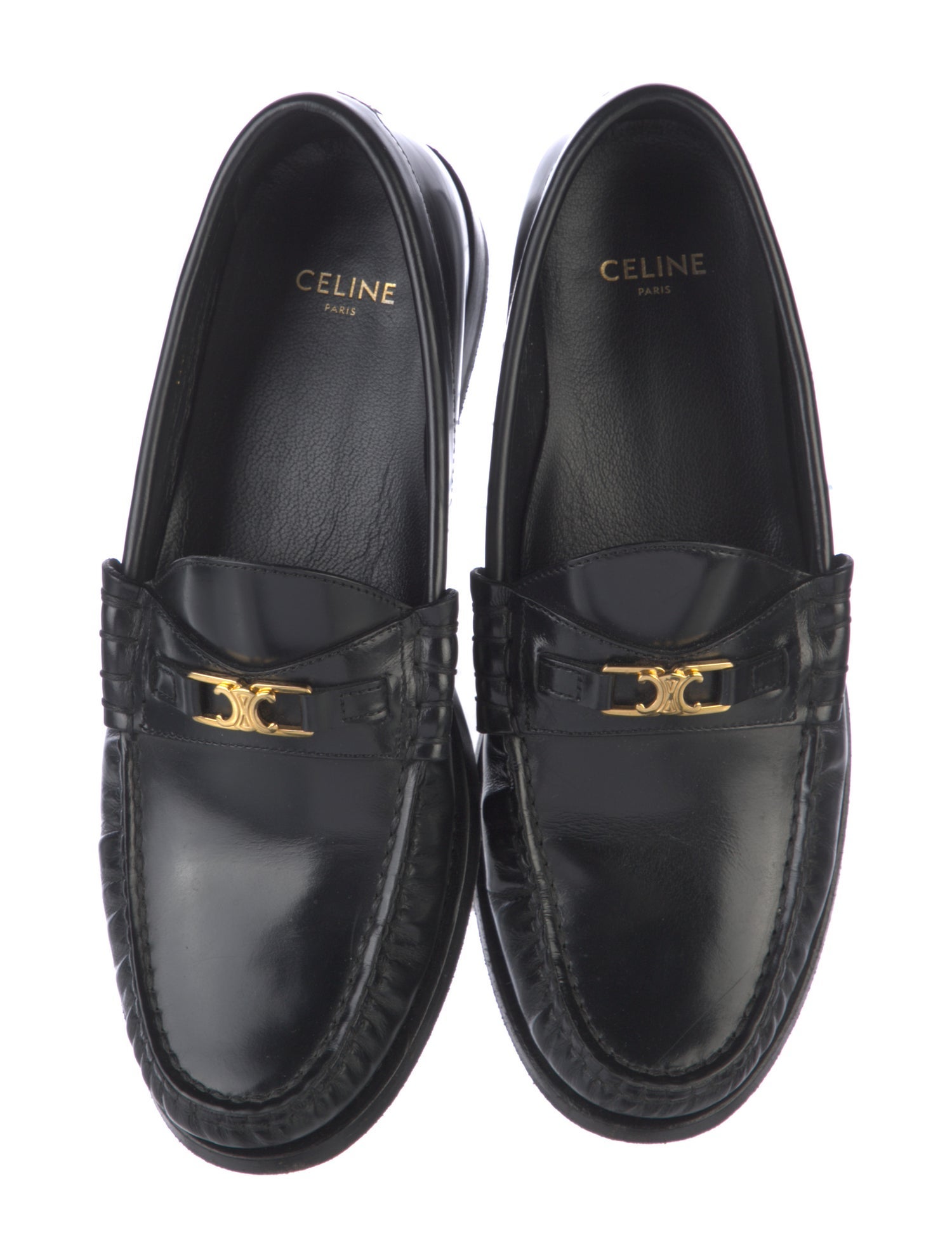 Celine Leather Loafers