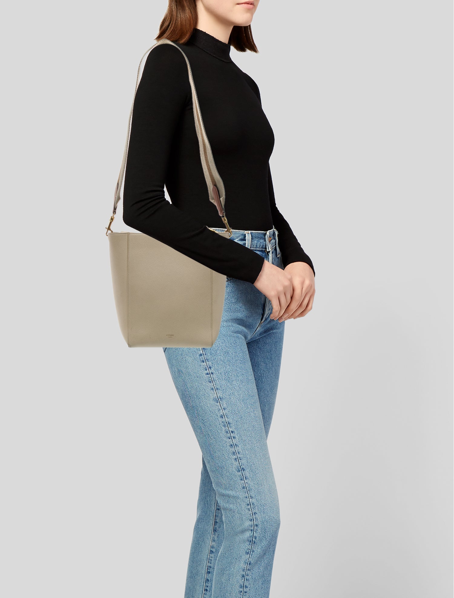 Celine Suede Seau Sangle Small