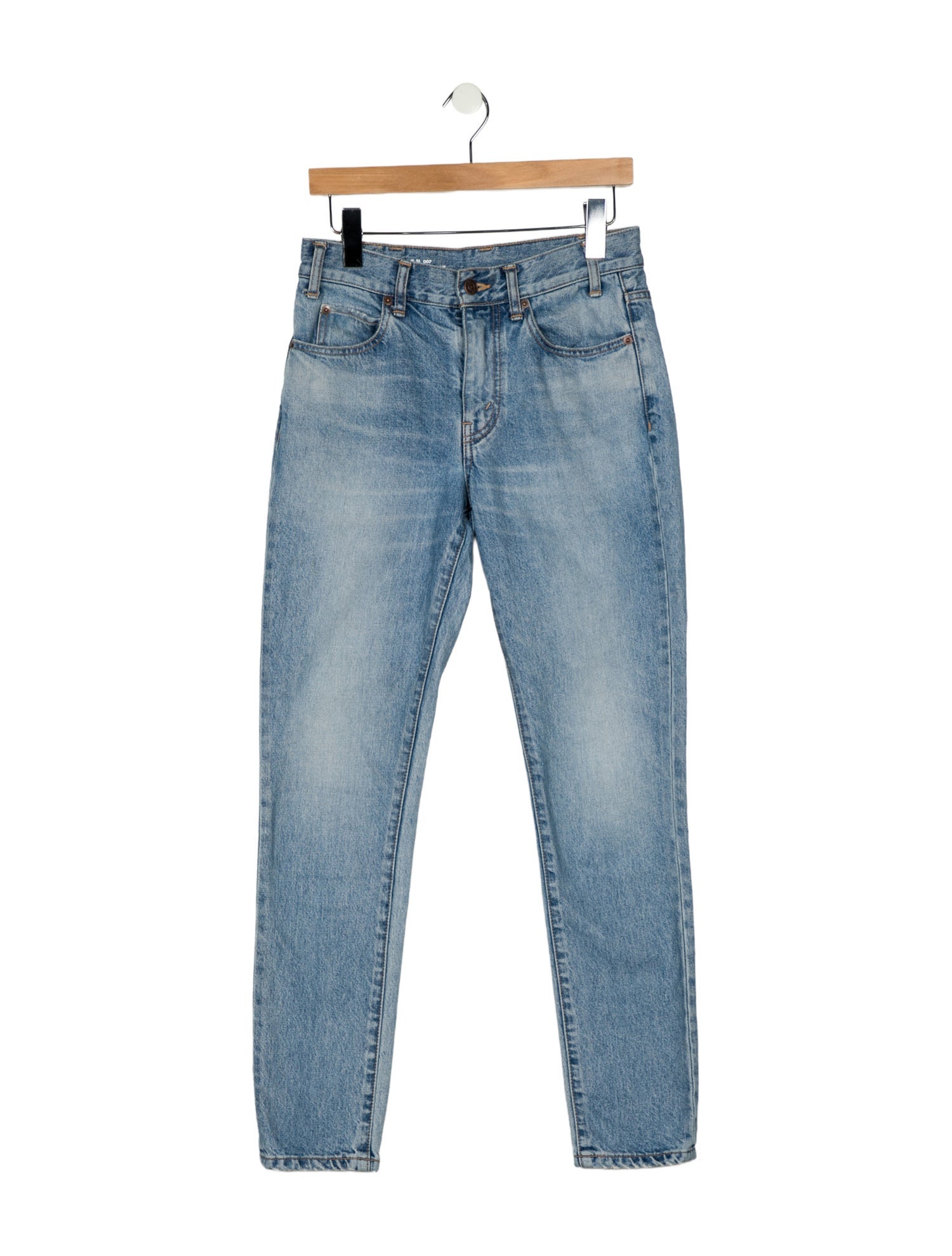 Celine Mid-Rise Skinny Leg Jeans