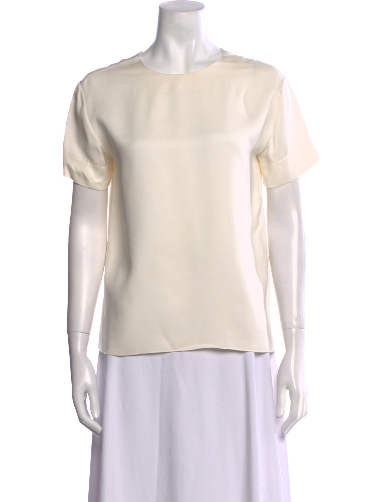 Celine Pullover Silk T-Shirt