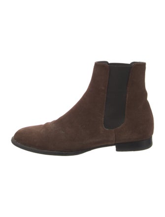 Celine Suede Chelsea Boots