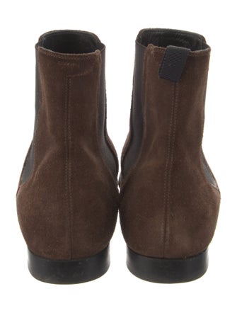 Celine Suede Chelsea Boots