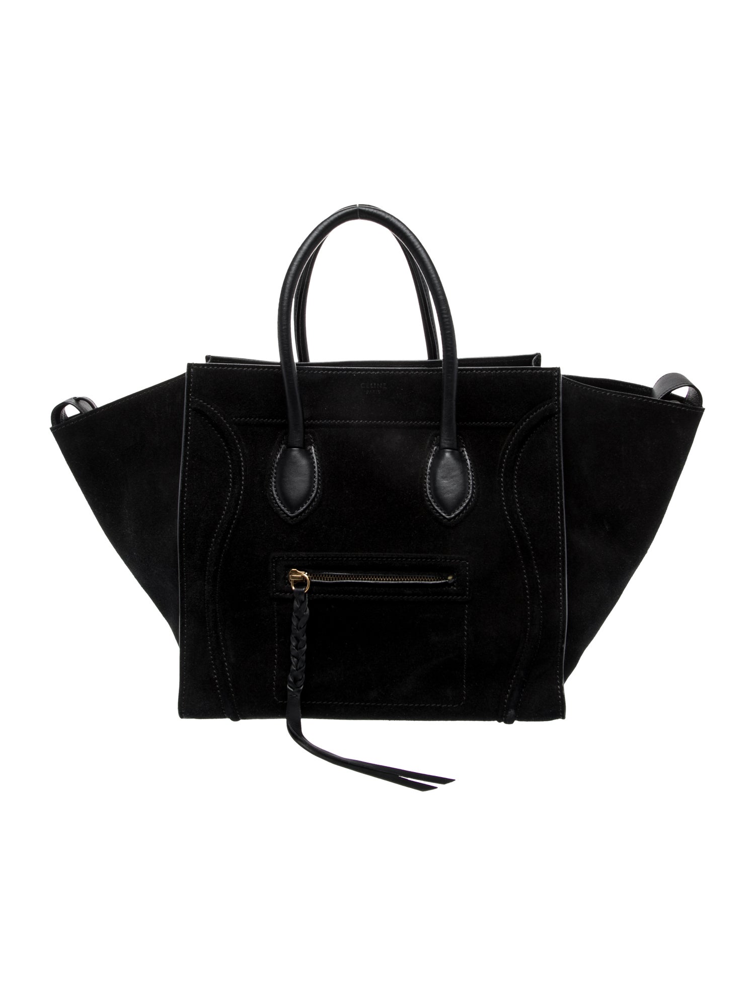 Celine Suede Luggage Phantom Medium