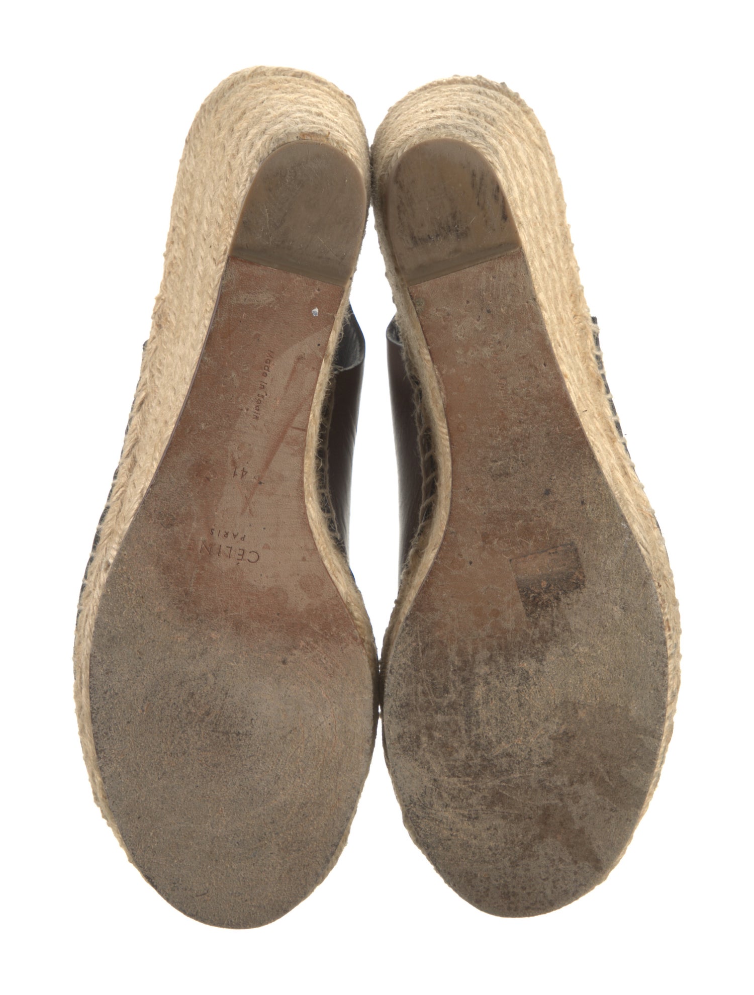Celine Leather Espadrilles