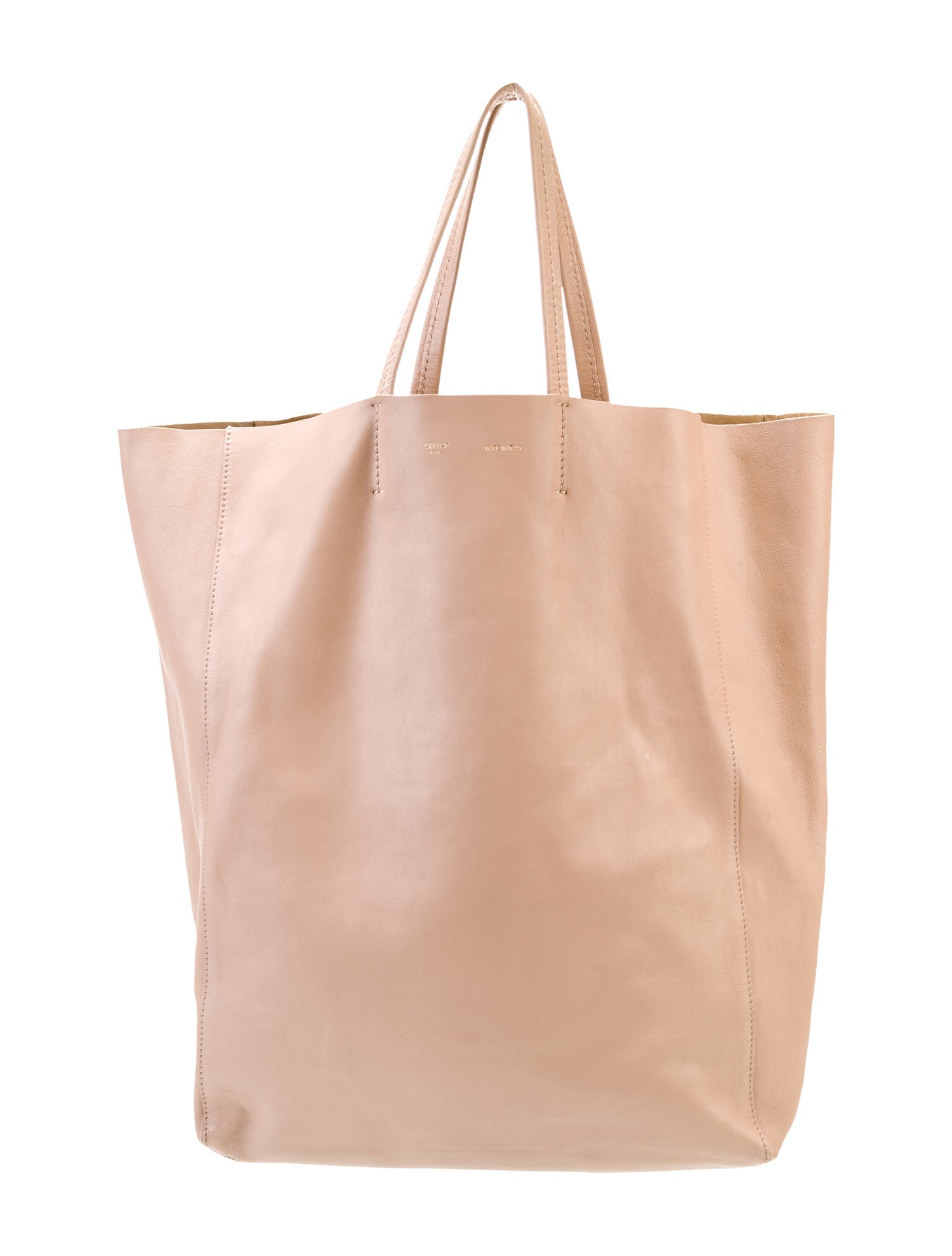 Celine Leather Vertical Cabas