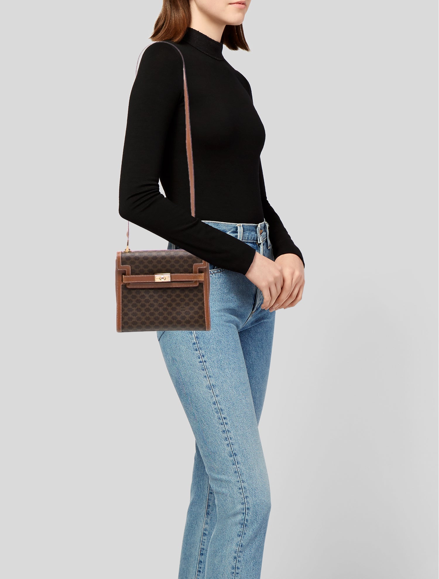 Celine Triomphe Shoulder Bag Vintage