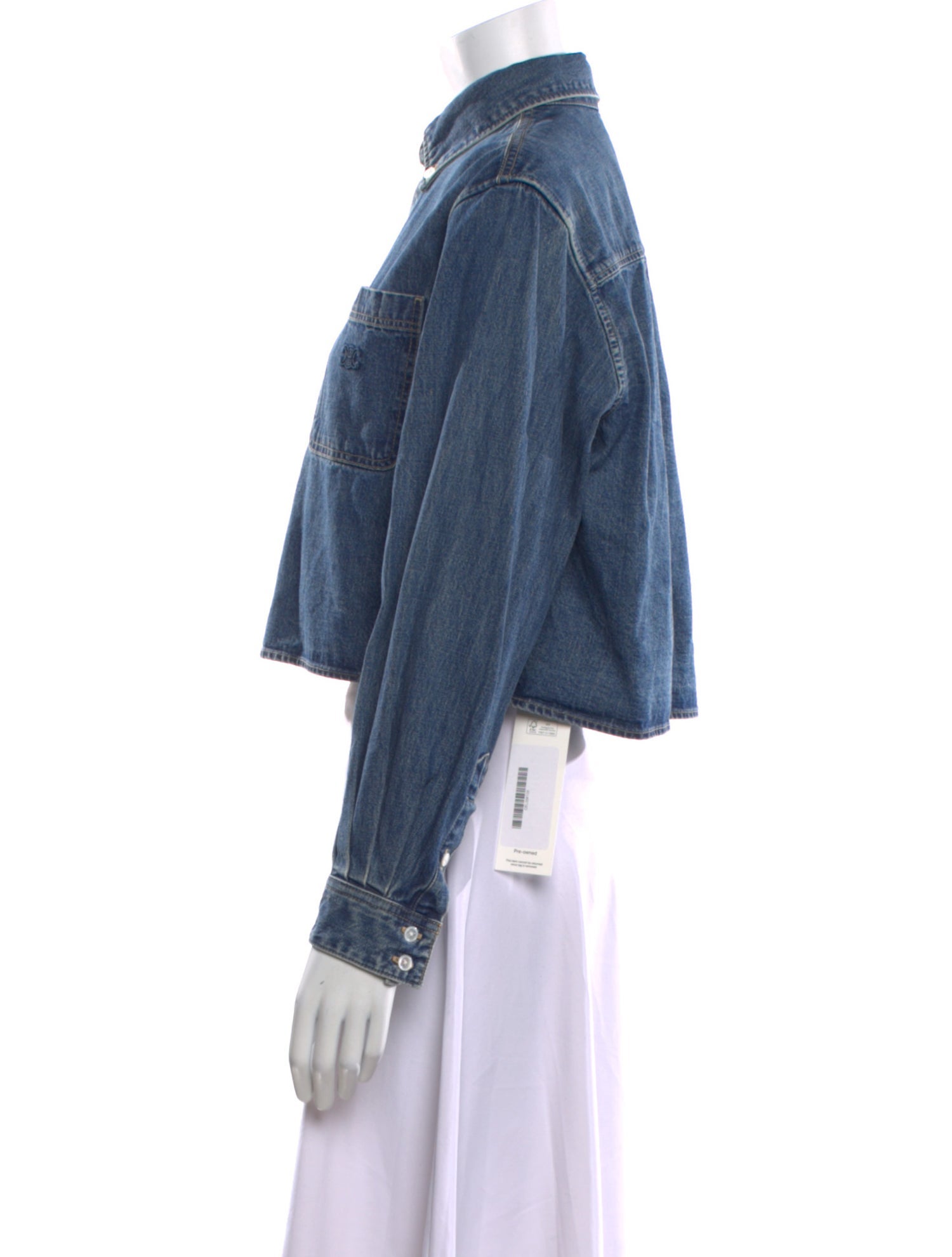 Celine Long Sleeve Crop Top