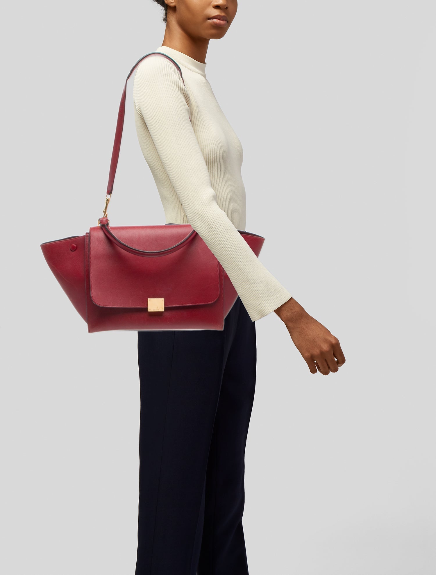 Celine Leather Trapeze Medium