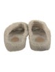 Celine Triomphe Shearling Slides