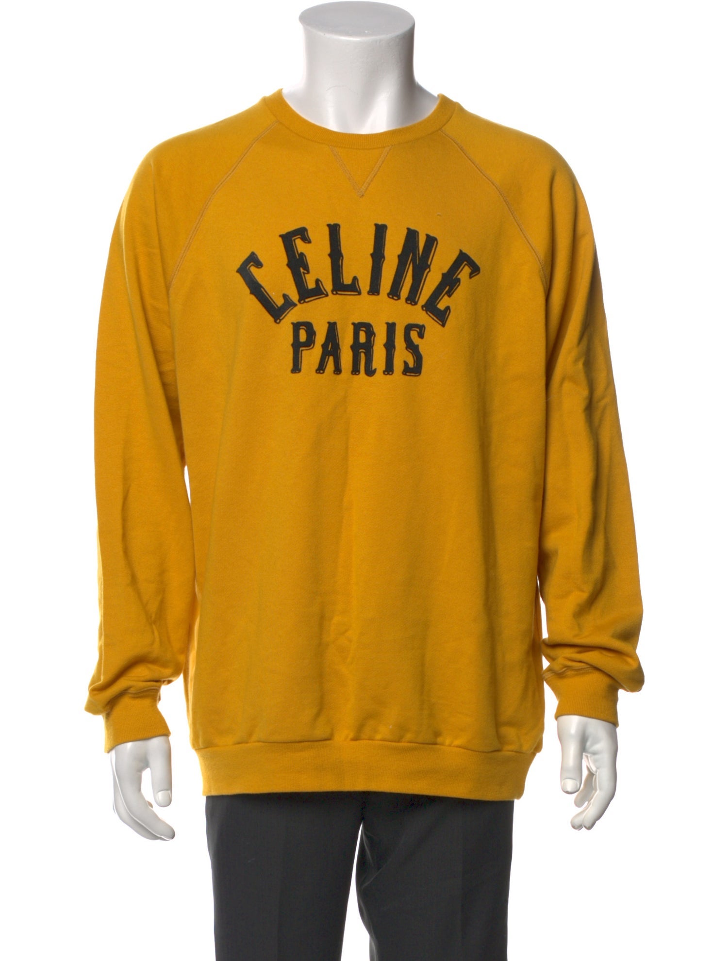 Celine Graphic Print Crew Neck Sweatshirt