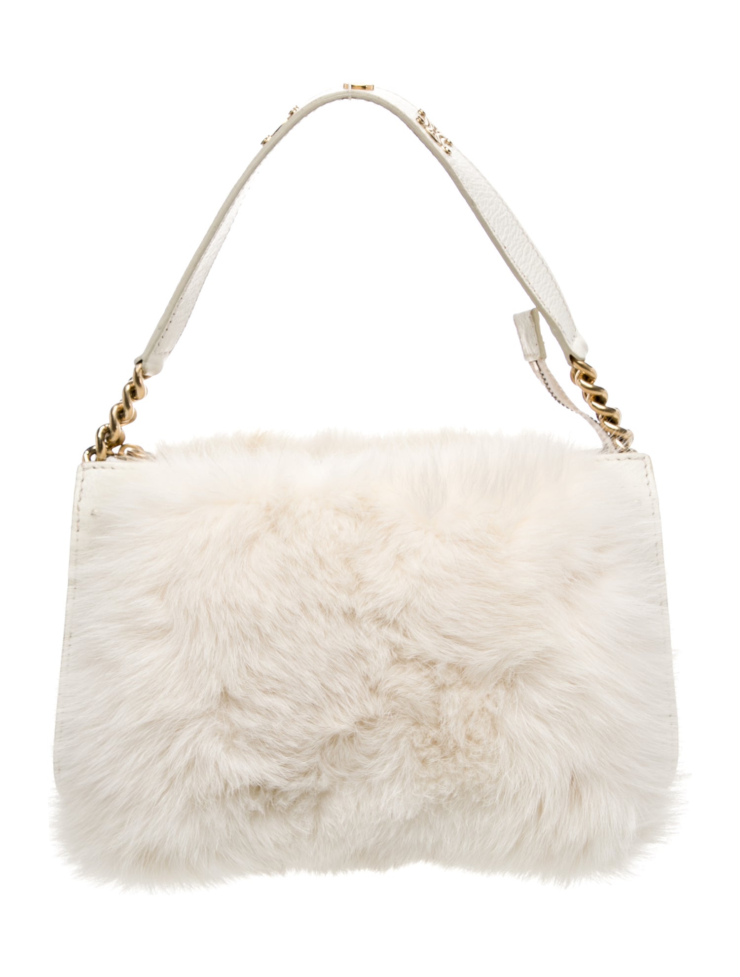 Celine Fur Fur Top Handle Bag Small Vintage