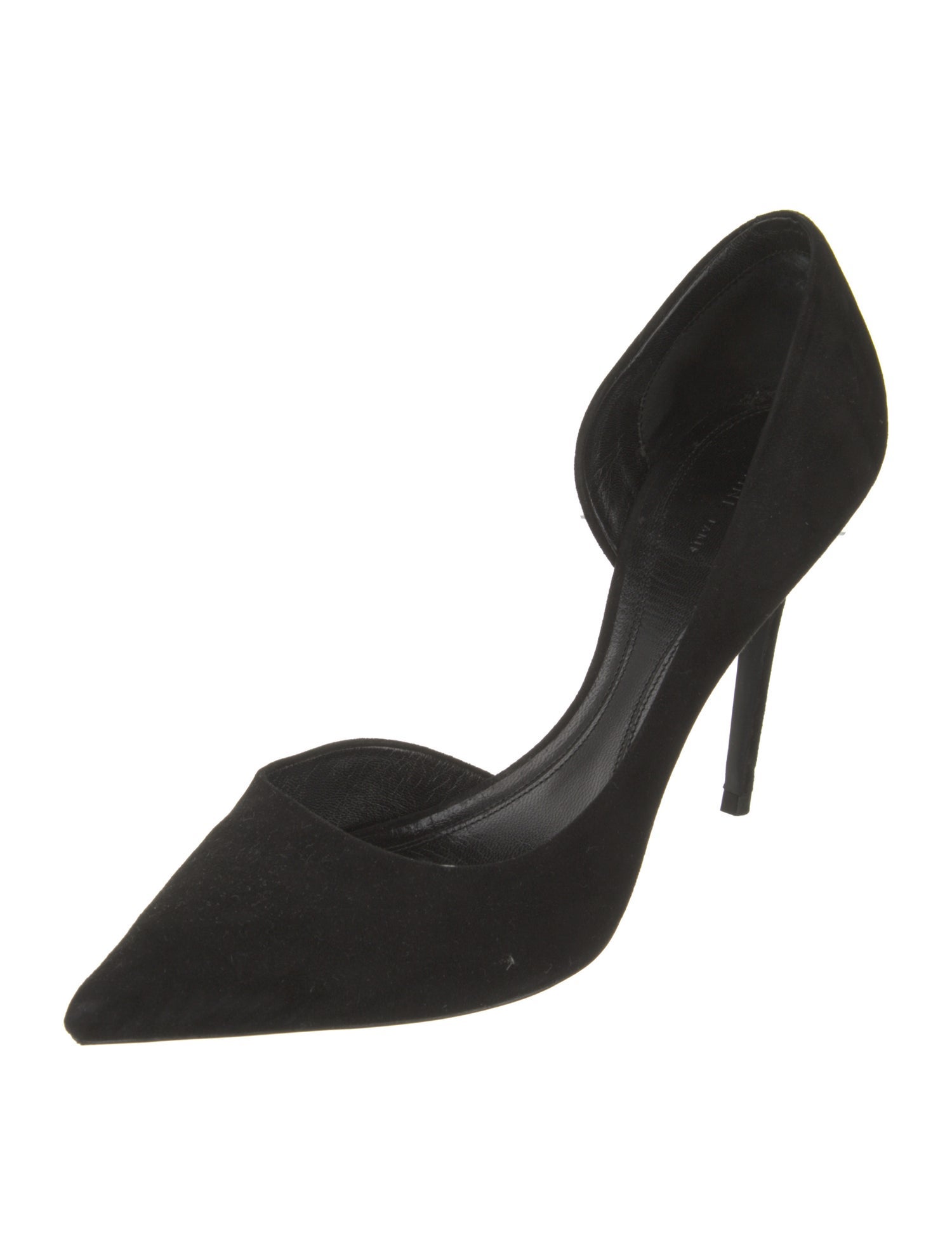 Celine Suede D'Orsay Pumps