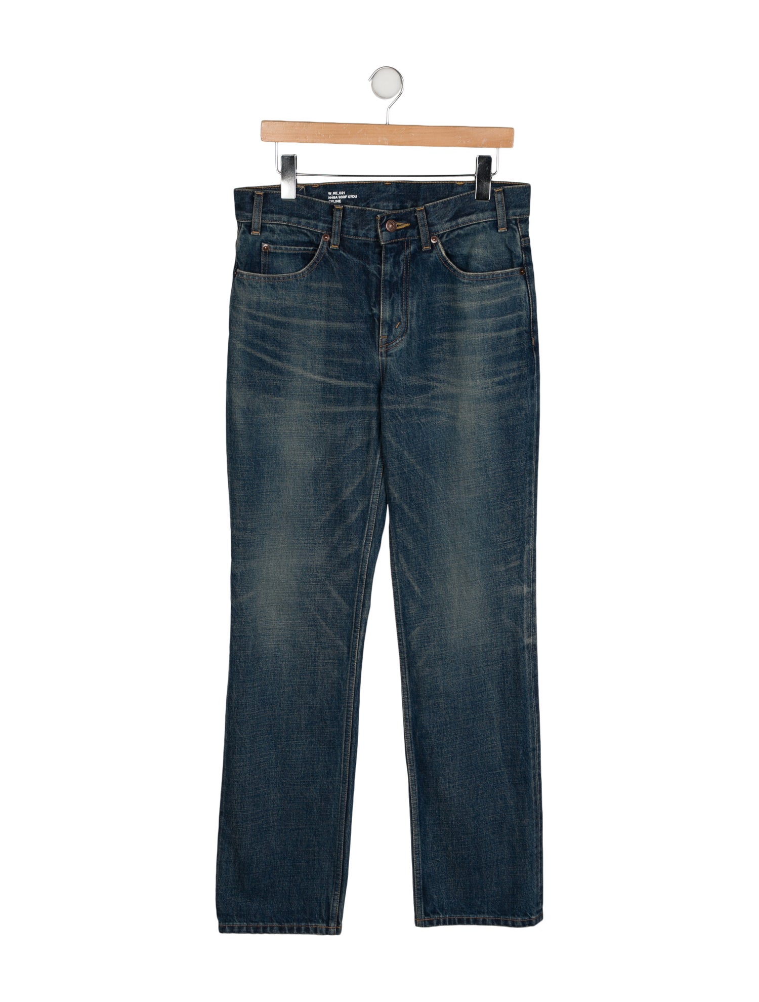 Celine High-Rise Straight Leg Jeans