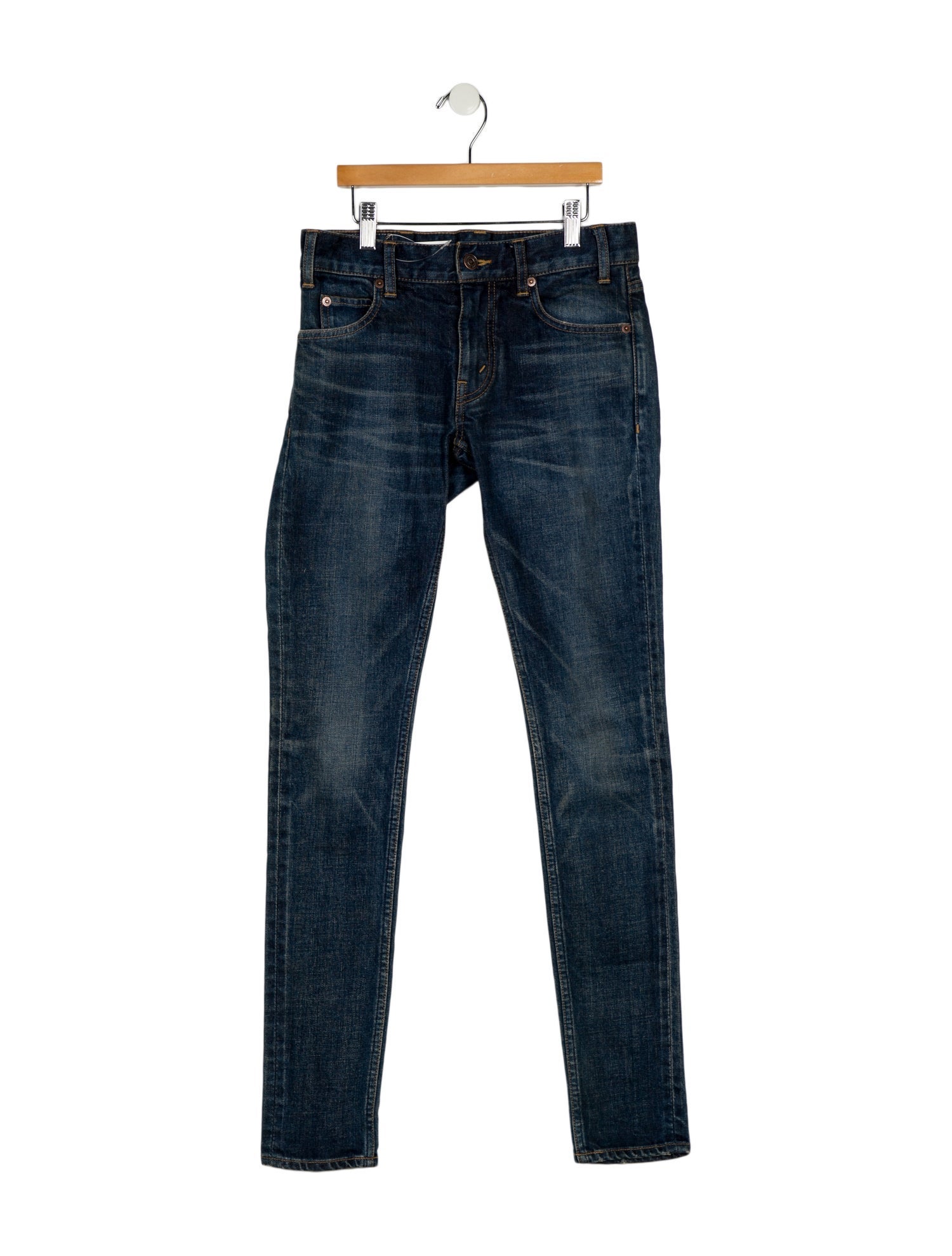 Celine Mid-Rise Skinny Leg Jeans
