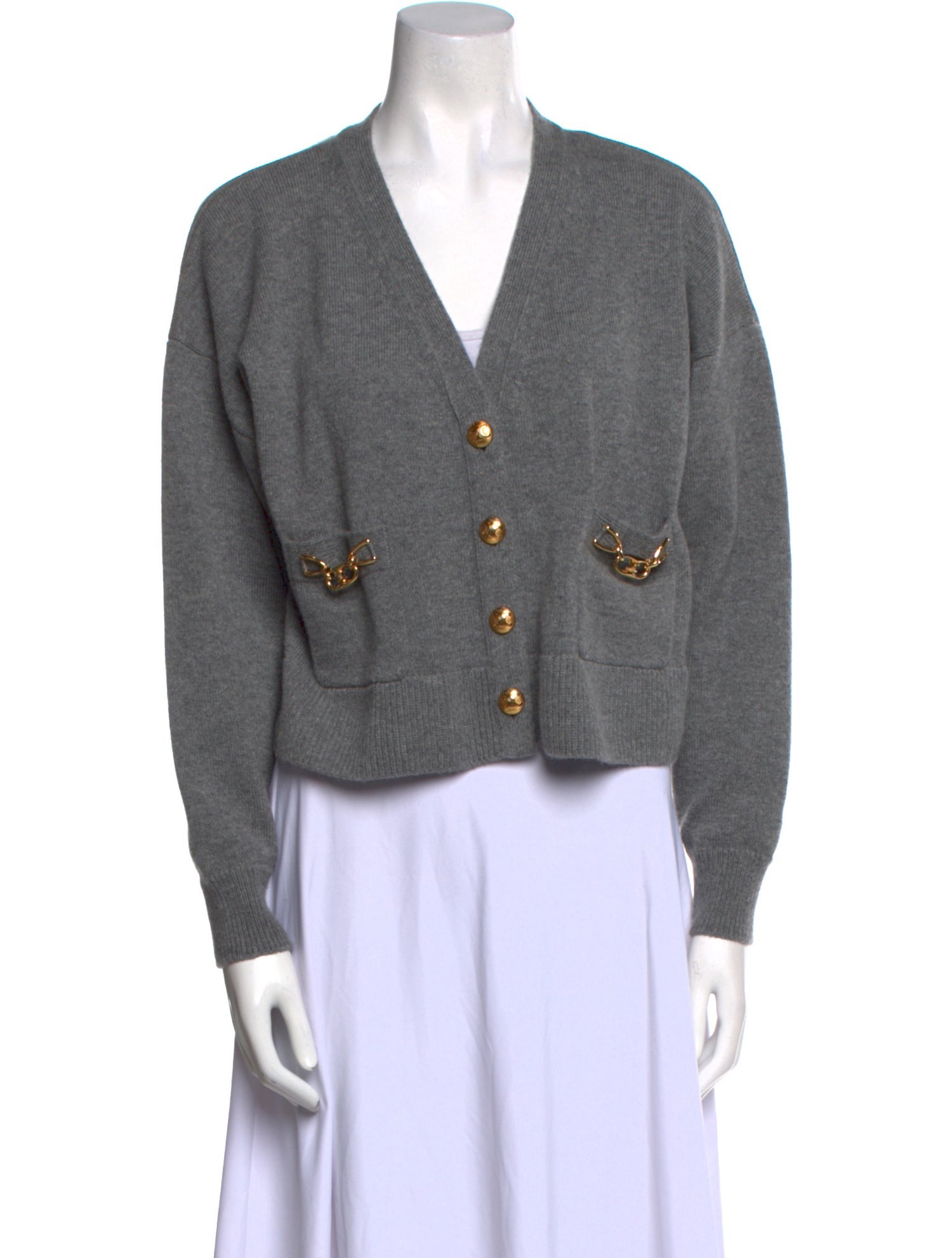 Celine Cashmere V-Neck Sweater