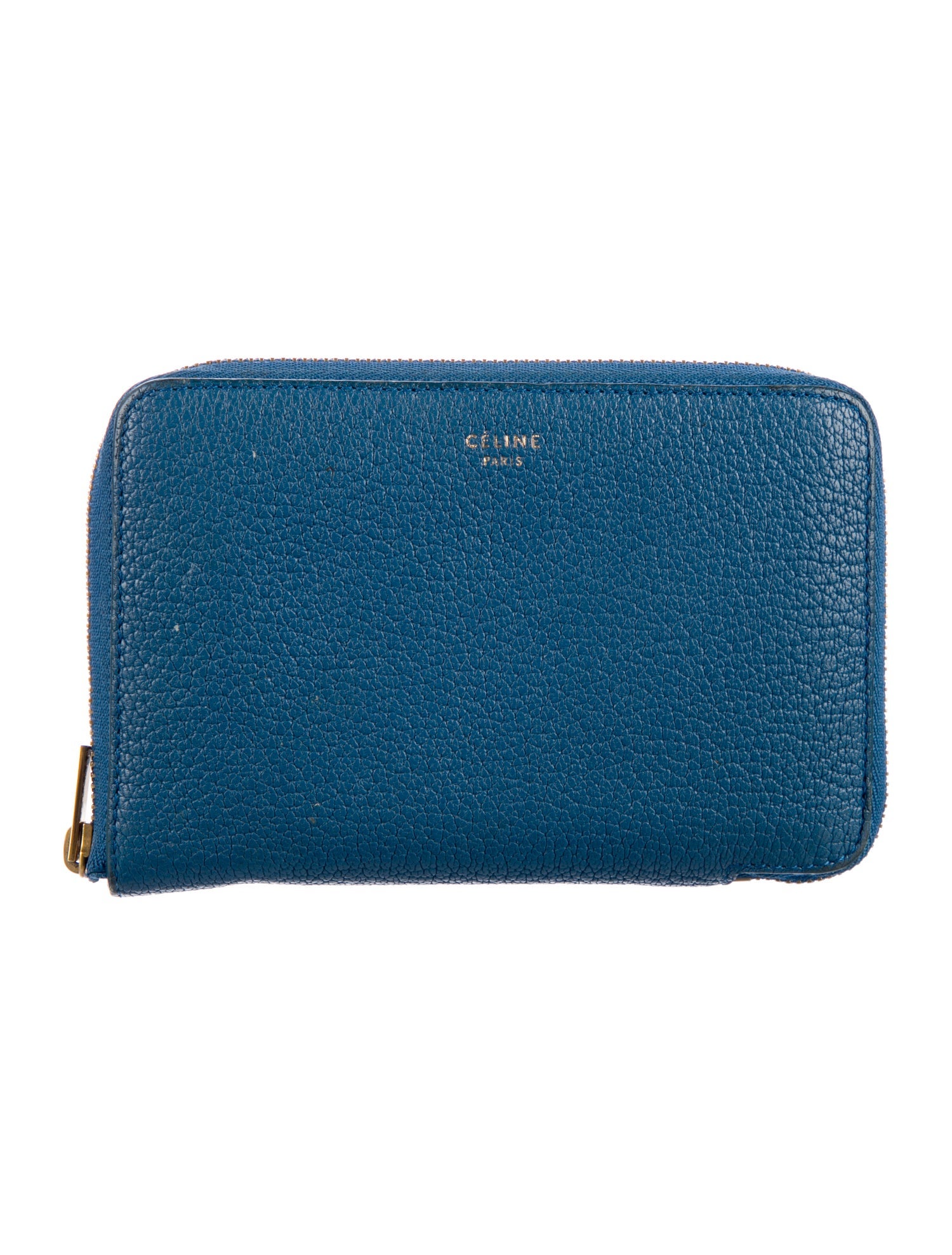 Celine 2015 Leather Compact Wallet