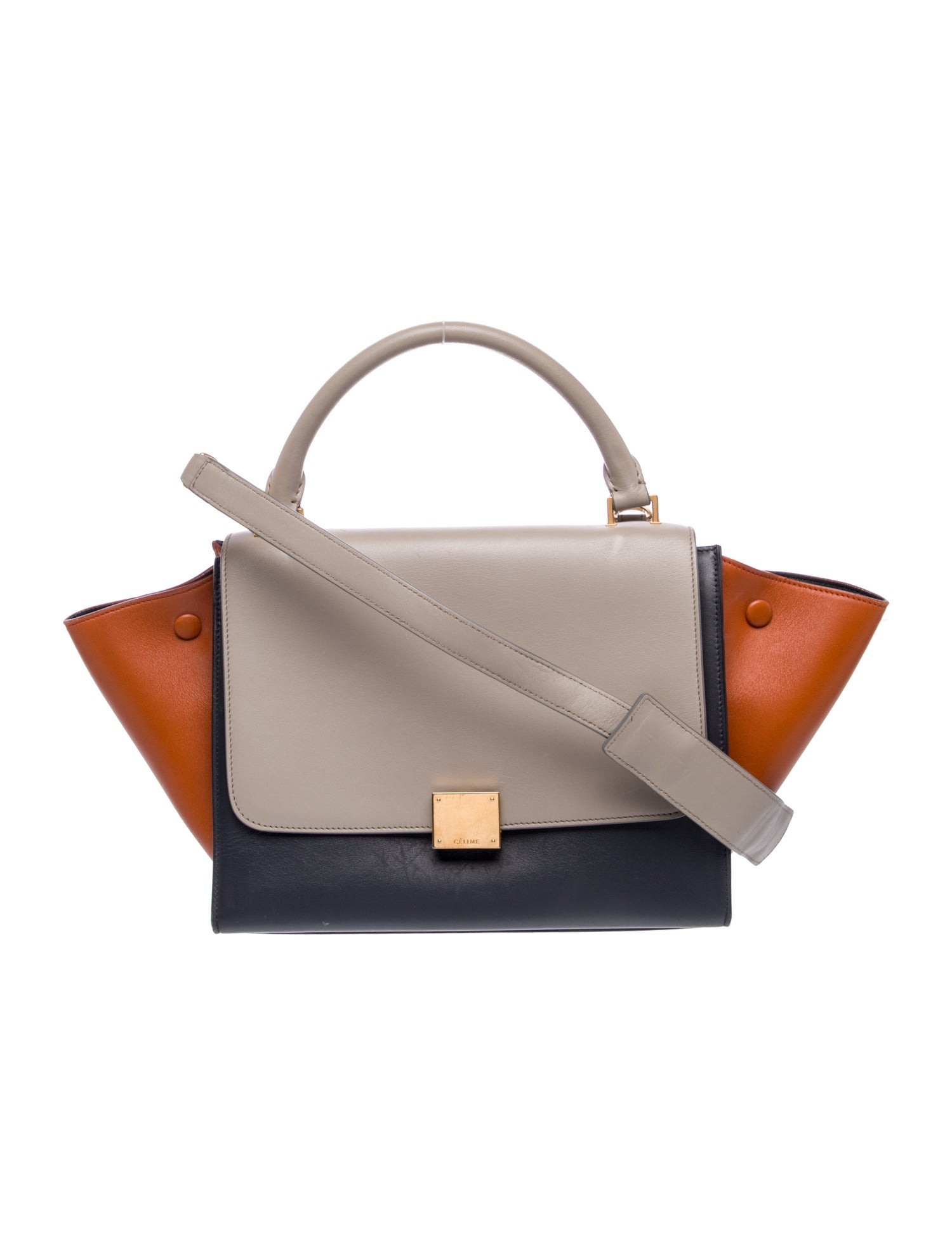 Celine Leather Trapeze Small