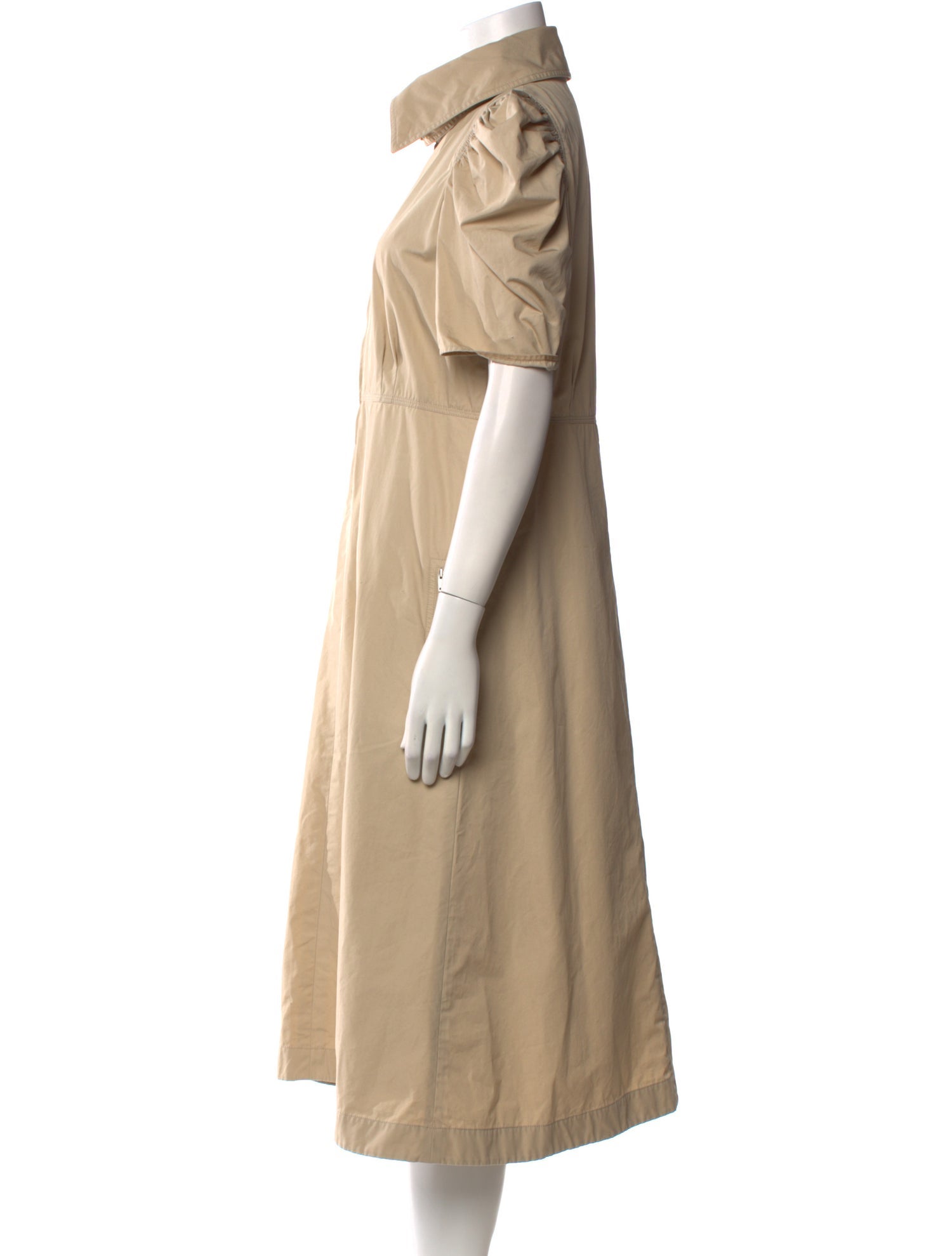 Celine Mock Neck Midi Length Dress