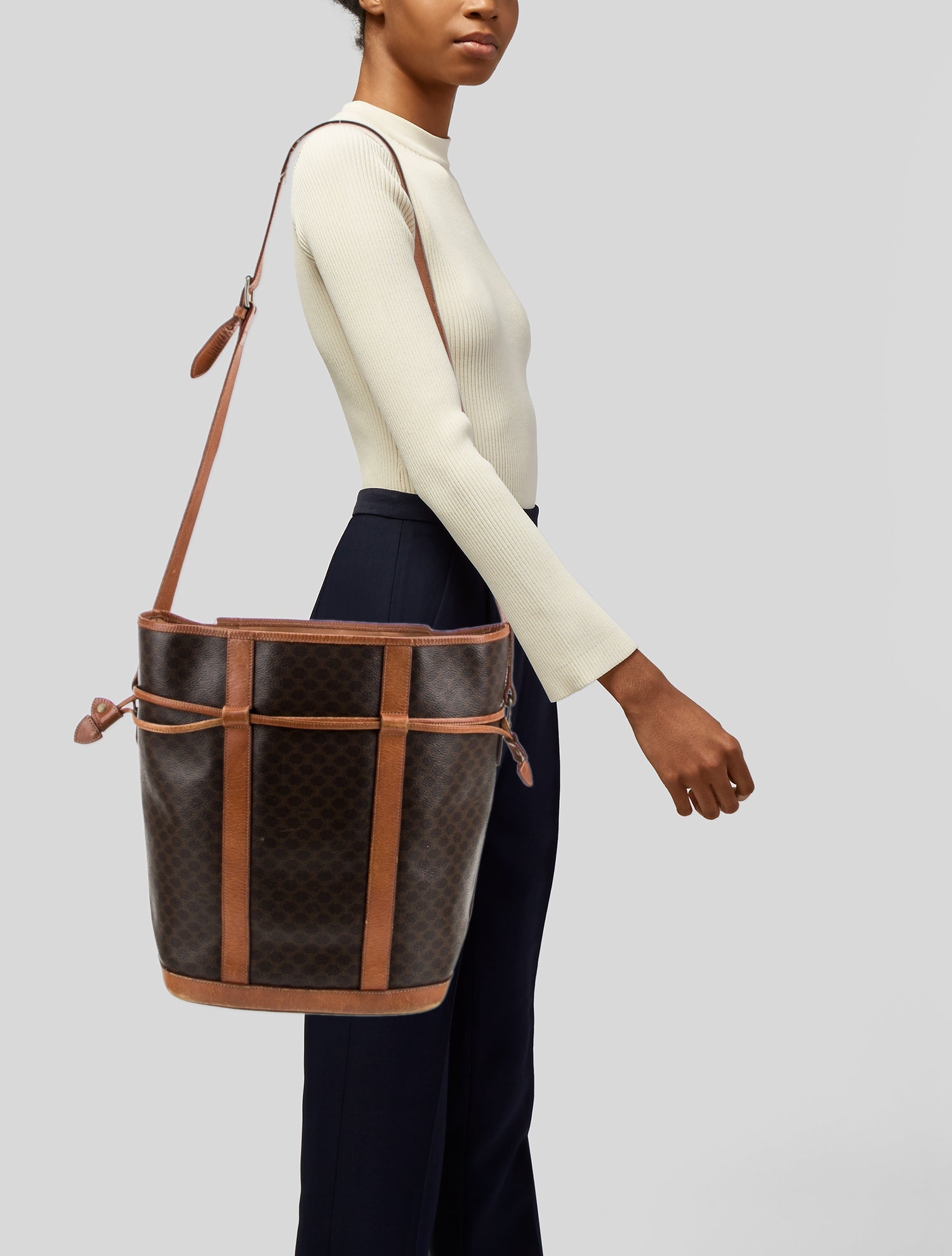 Celine Triomphe Bucket Bag