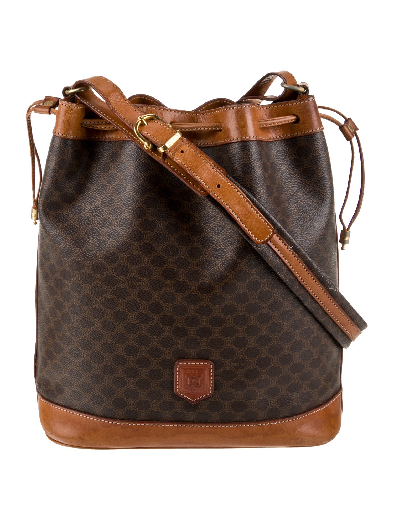 Celine Macadam Bucket Bag Vintage