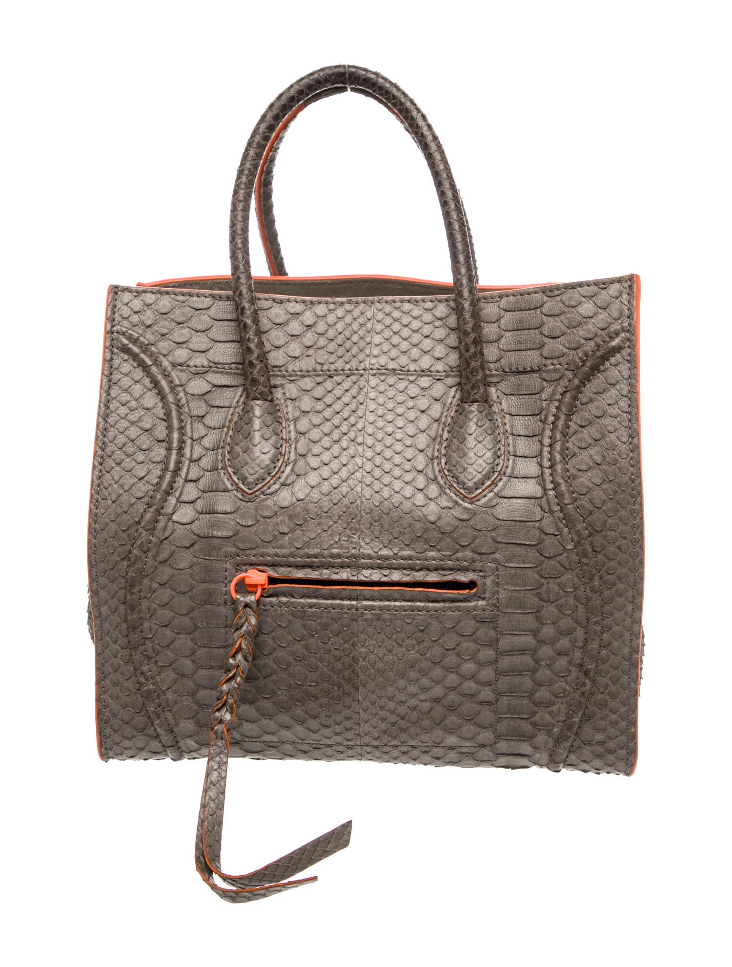 Celine Snakeskin Luggage Phantom Large