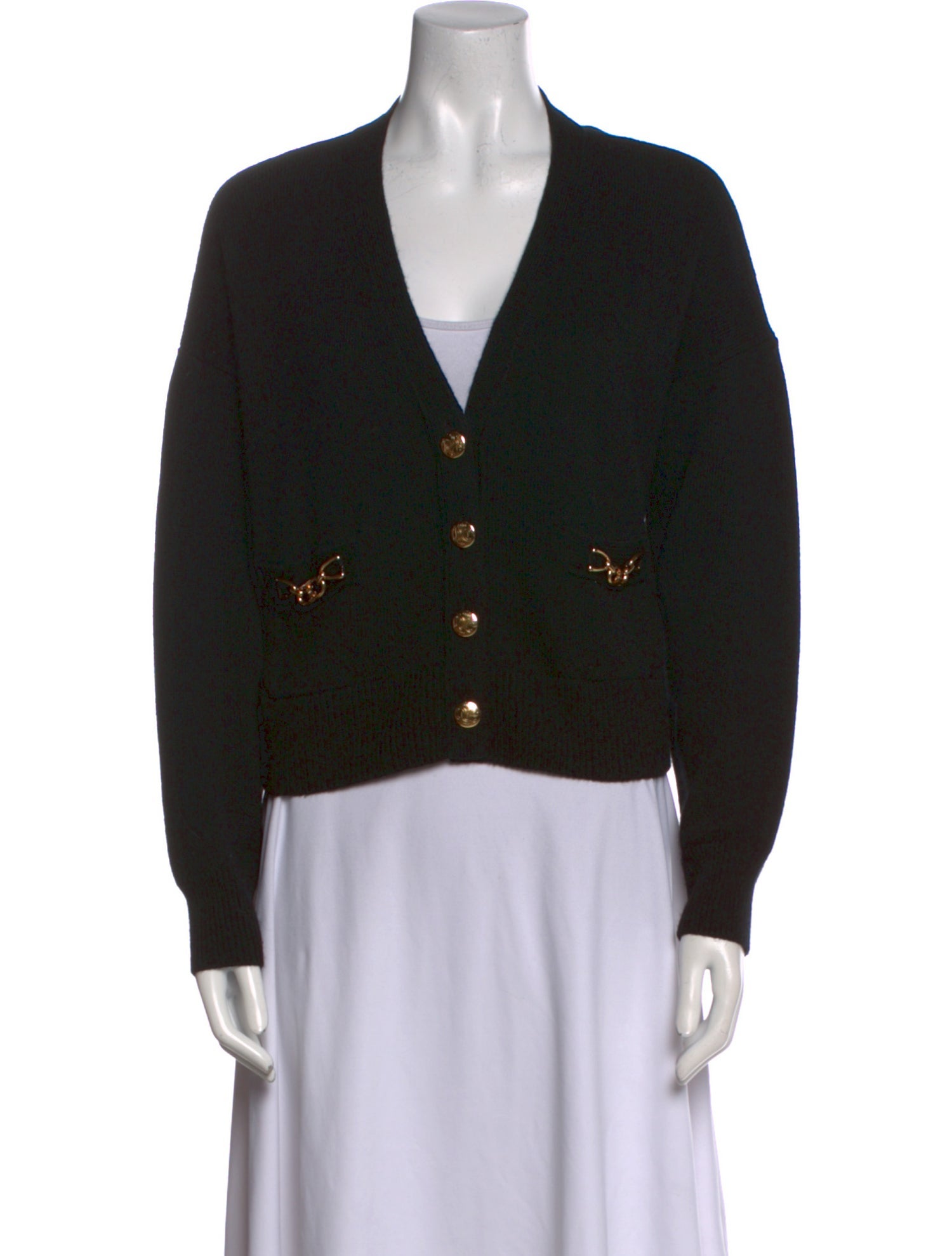 Celine Cashmere V-Neck Sweater