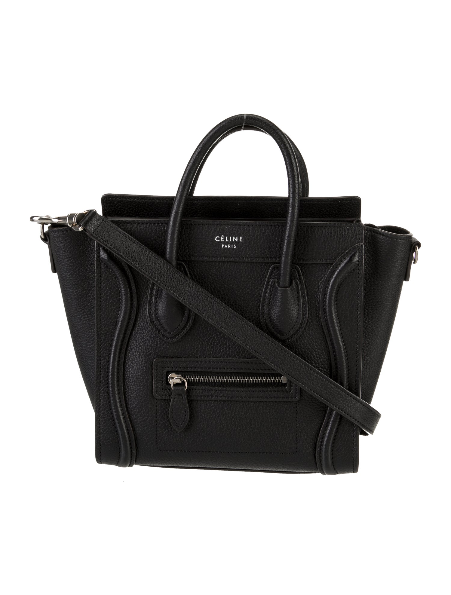 Celine Leather Luggage Nano