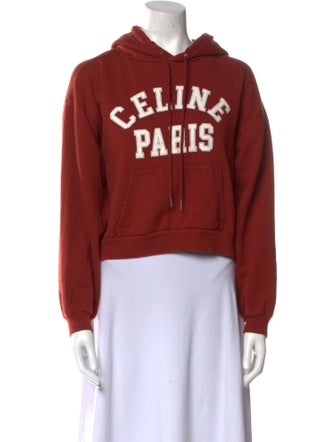 Celine Graphic Print Crew Neck Sweatshirt