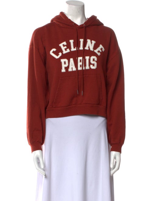 Celine Graphic Print Crew Neck Sweatshirt