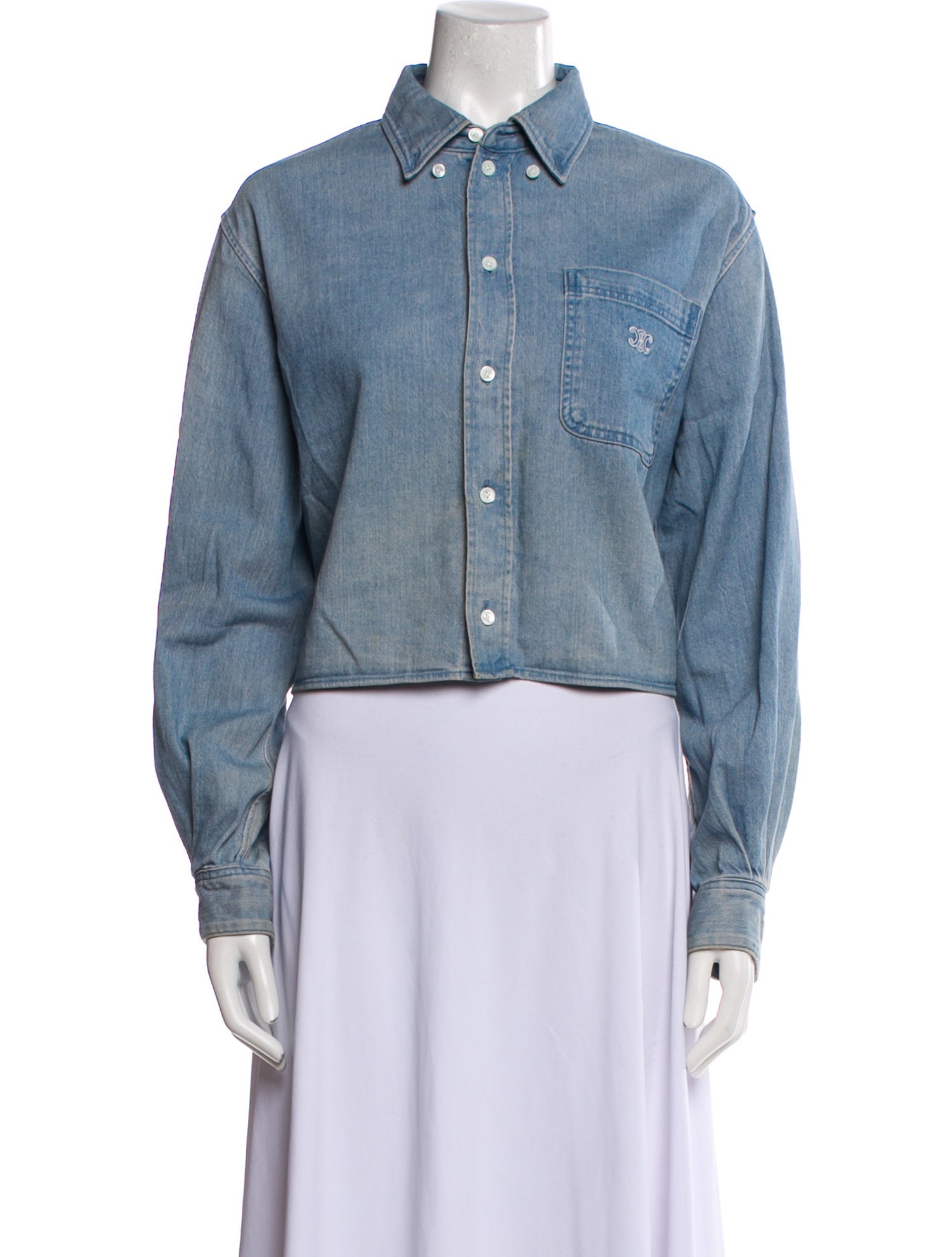 Celine Long Sleeve Button-Up Top