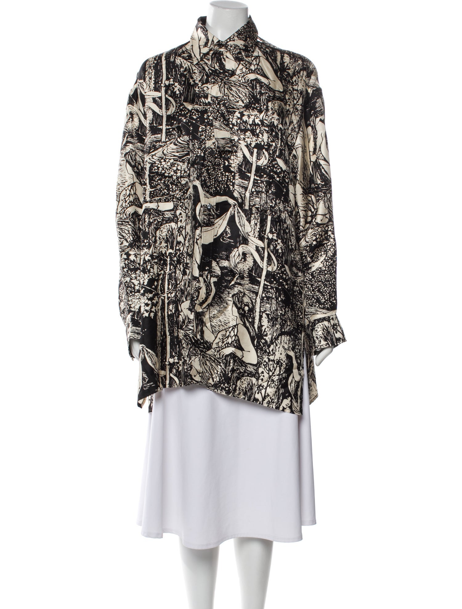 Celine Vintage Silk Tunic