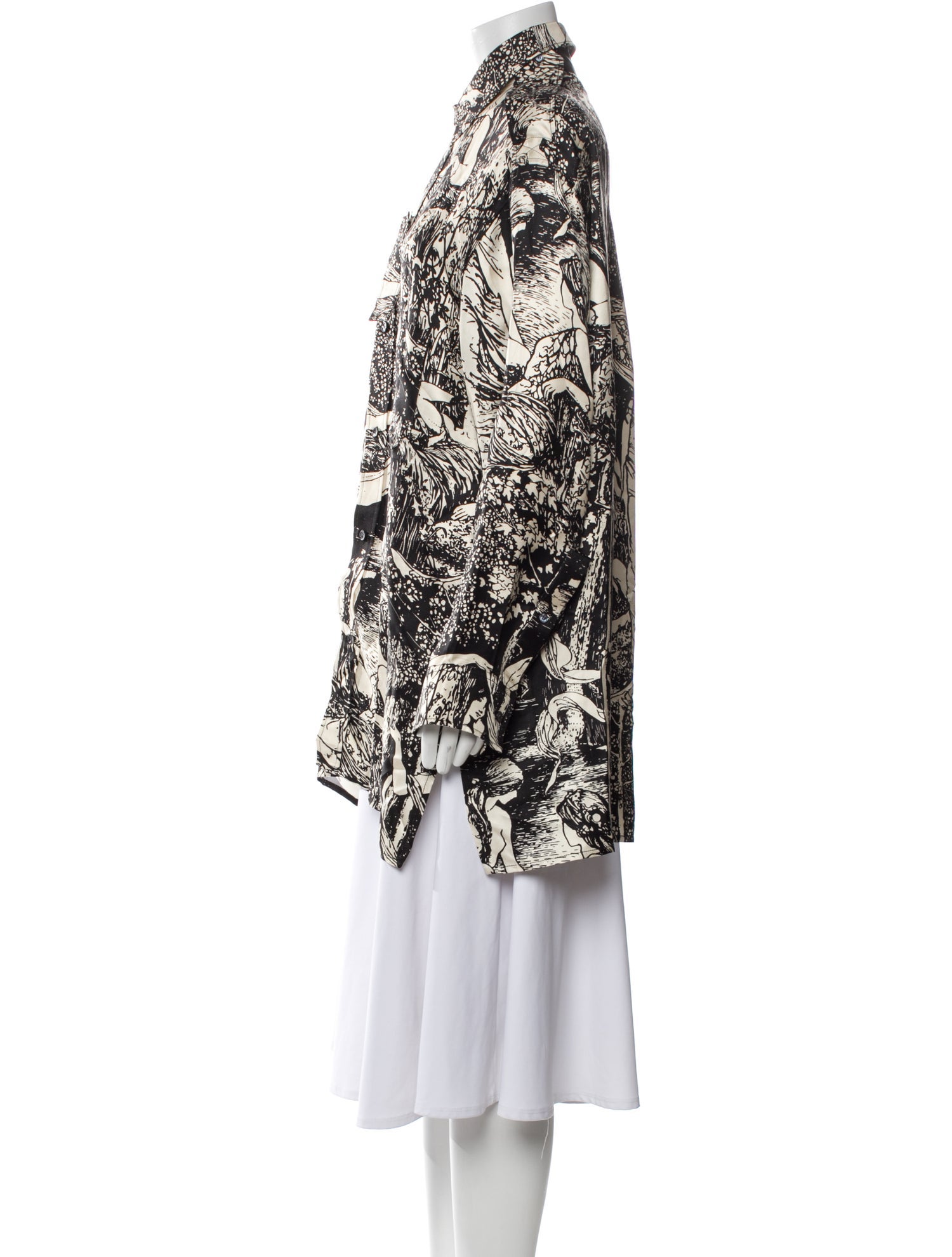 Celine Vintage Silk Tunic