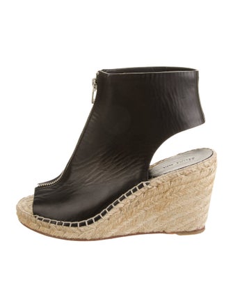 Celine Leather Whipstitch Trim Slingback Pumps