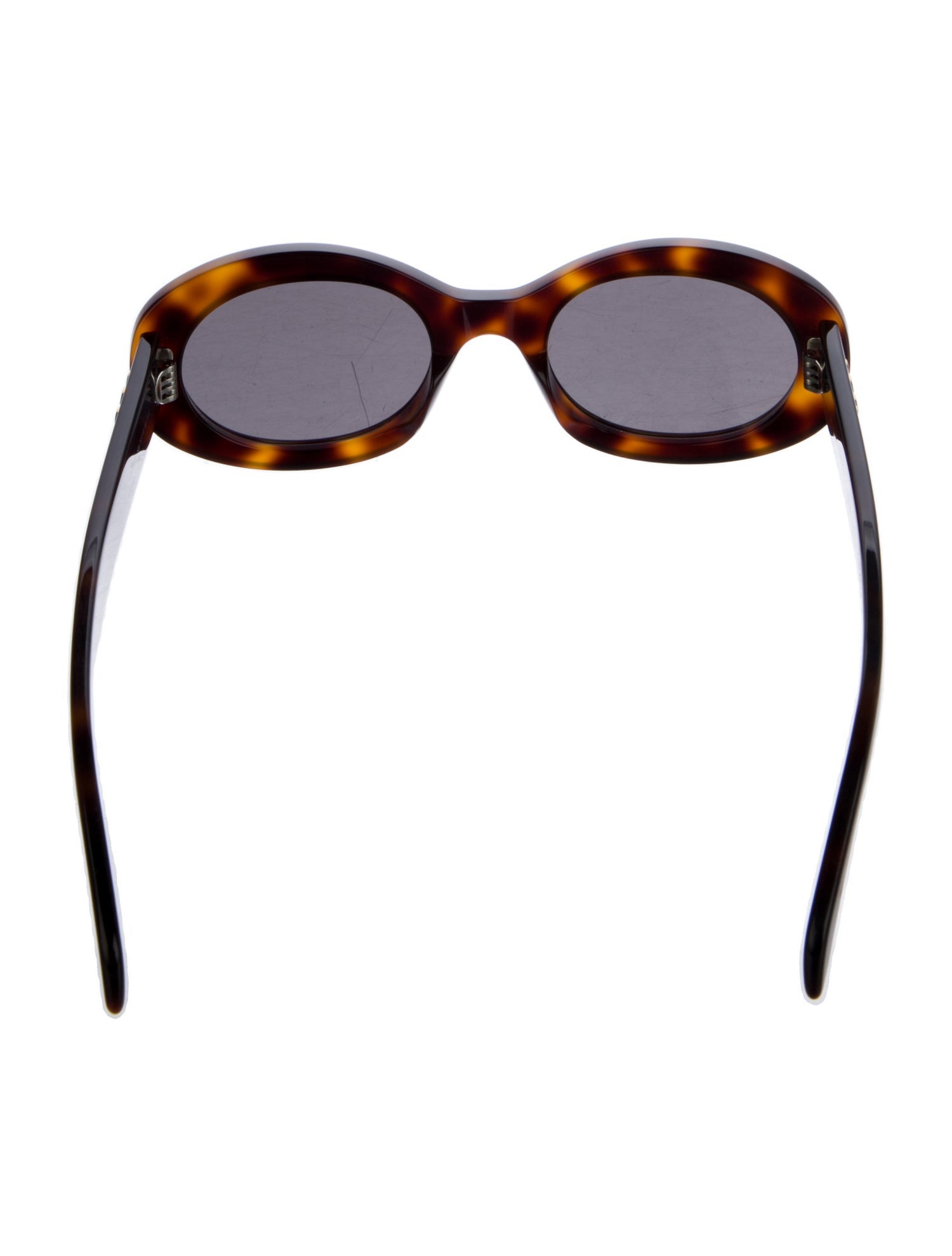 Celine Signature Logo Round Sunglasses