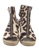 Celine Ponyhair Animal Print Slingback Pumps