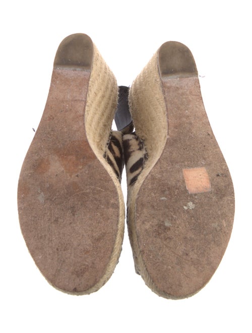 Celine Ponyhair Animal Print Slingback Pumps