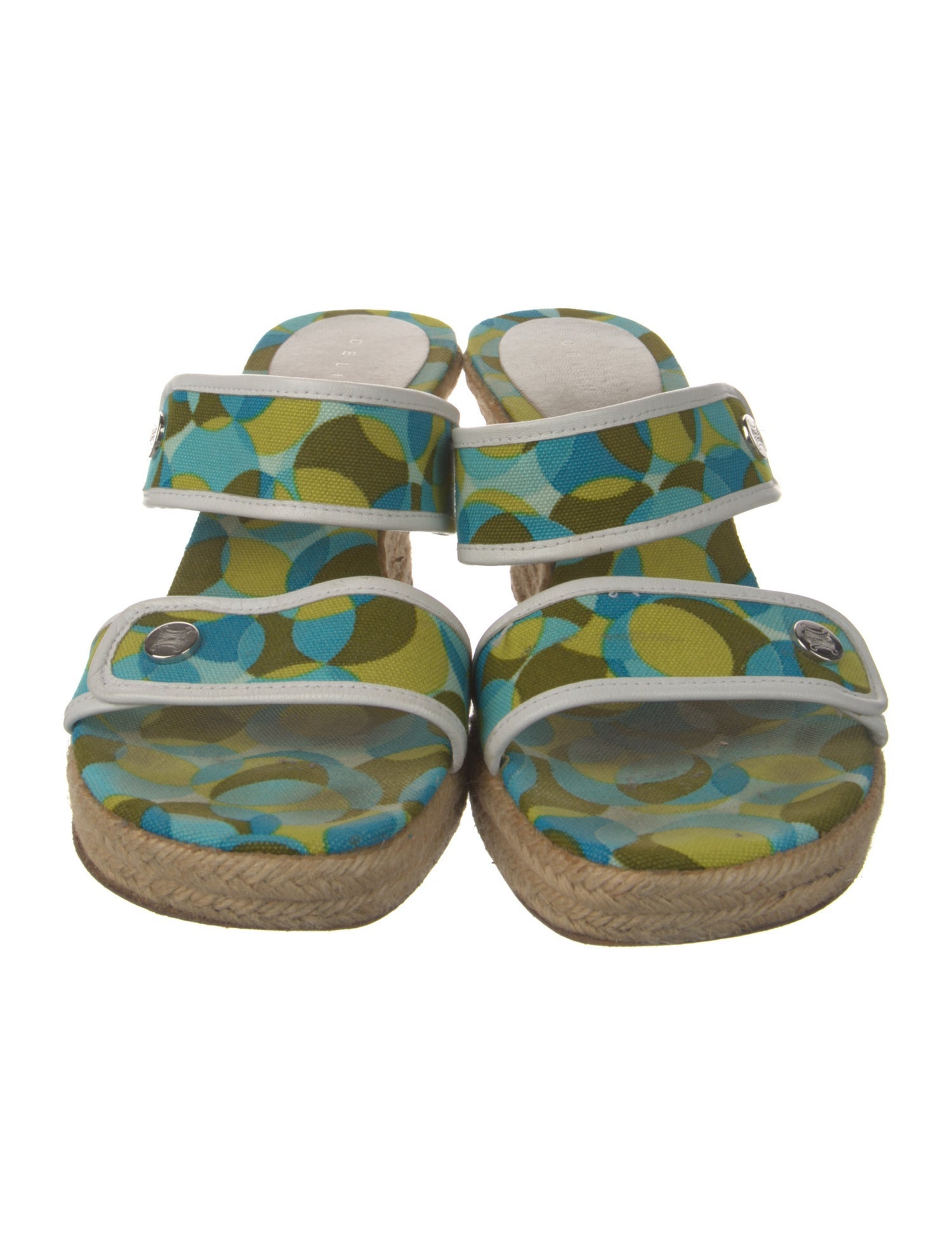 Celine Canvas Printed Espadrilles