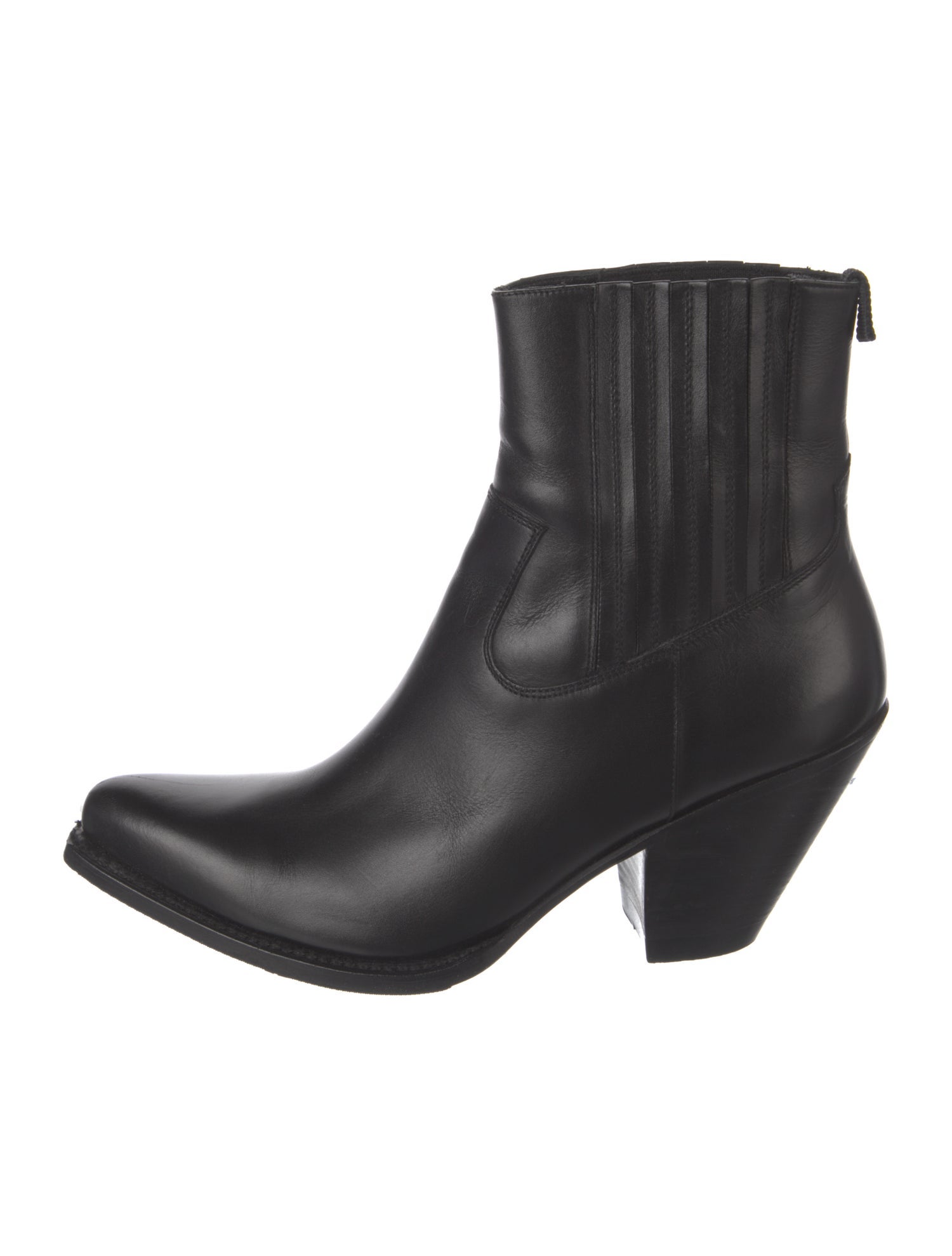 Celine Leather Western Boots