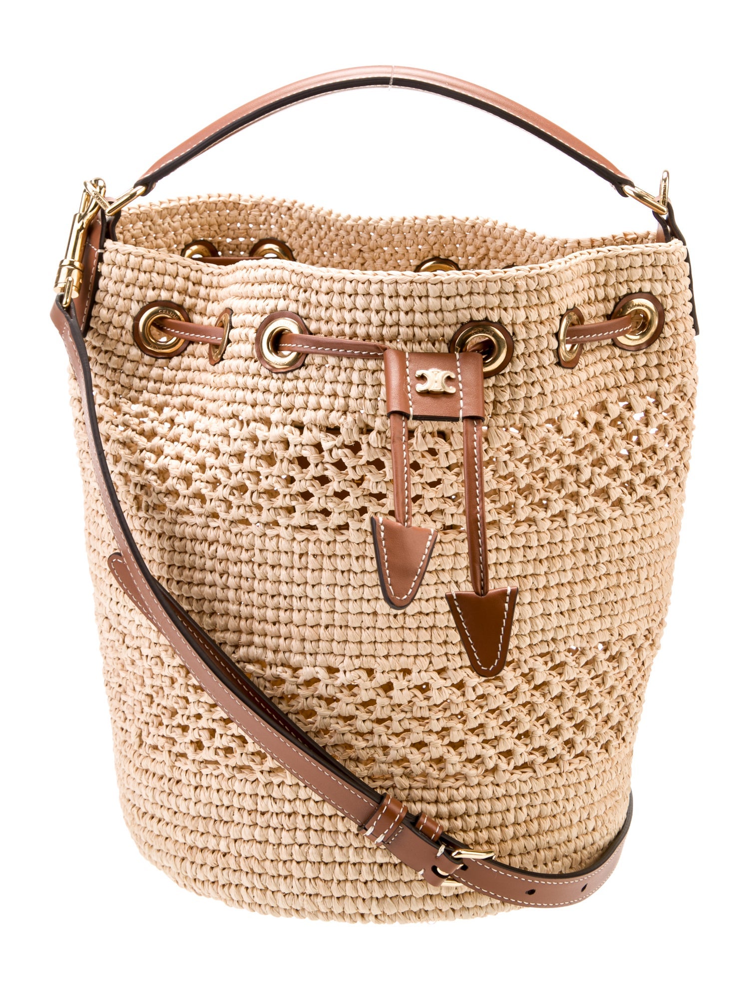 Celine Raffia Classic Panier 2024
