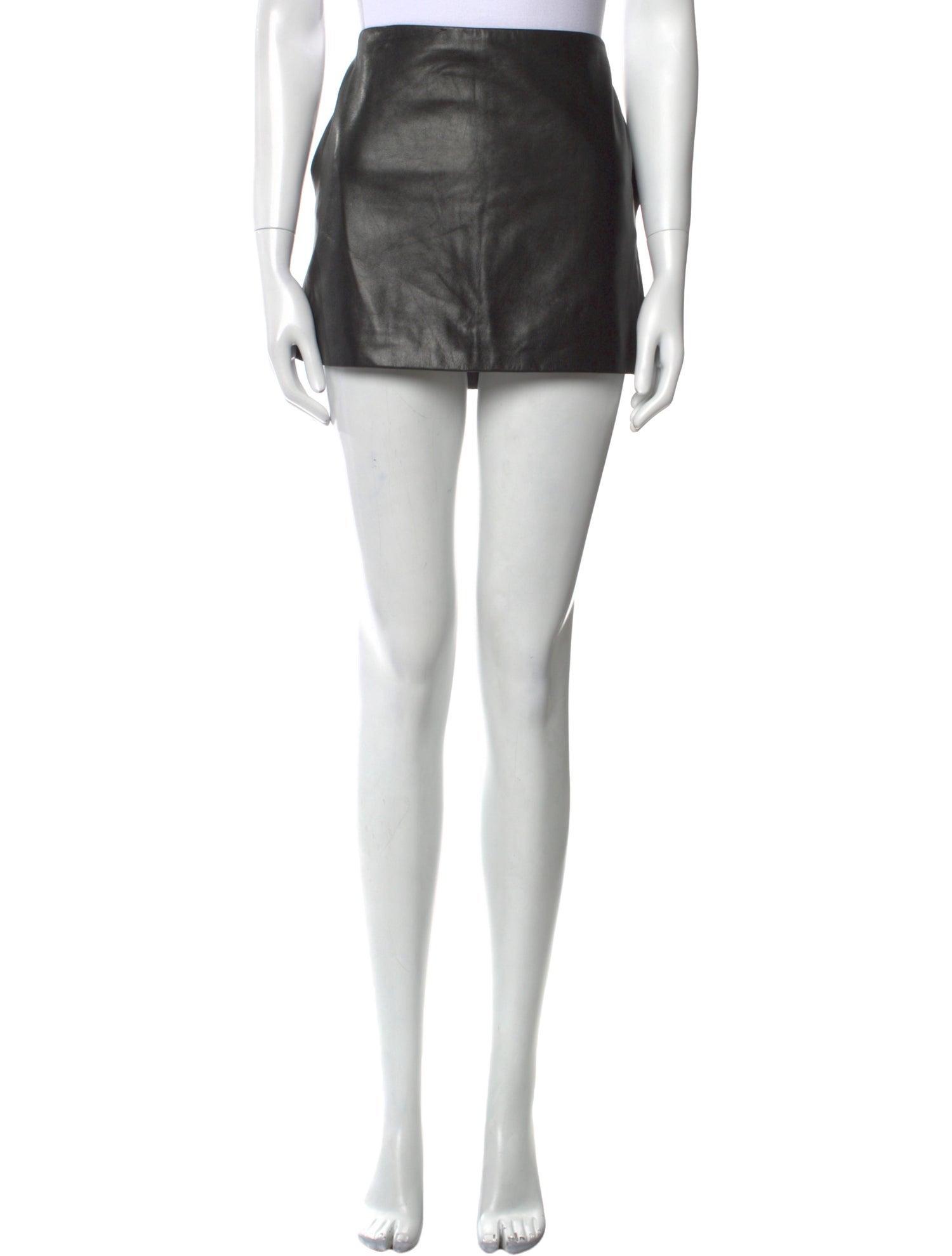 Celine Leather Mini Skirt