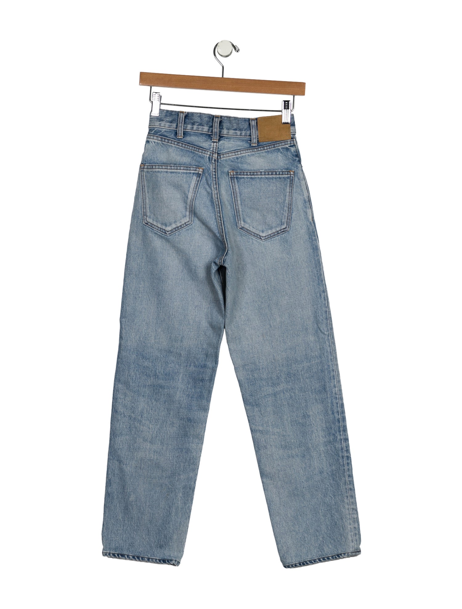 Celine Mid-Rise Straight Leg Jeans