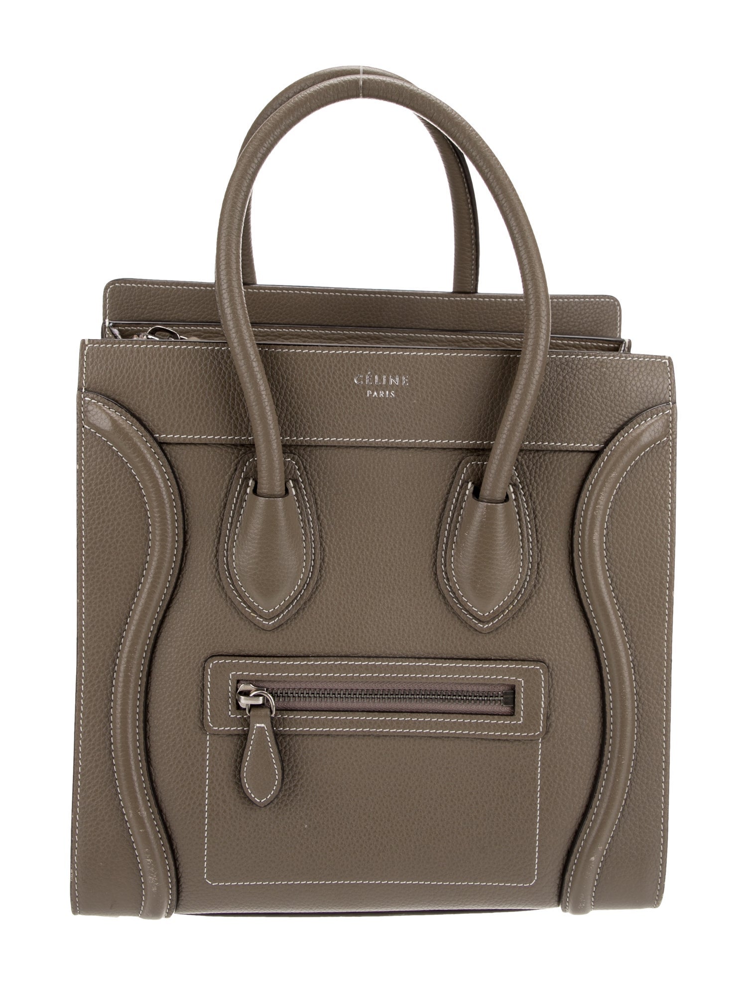 Celine Leather Luggage Micro