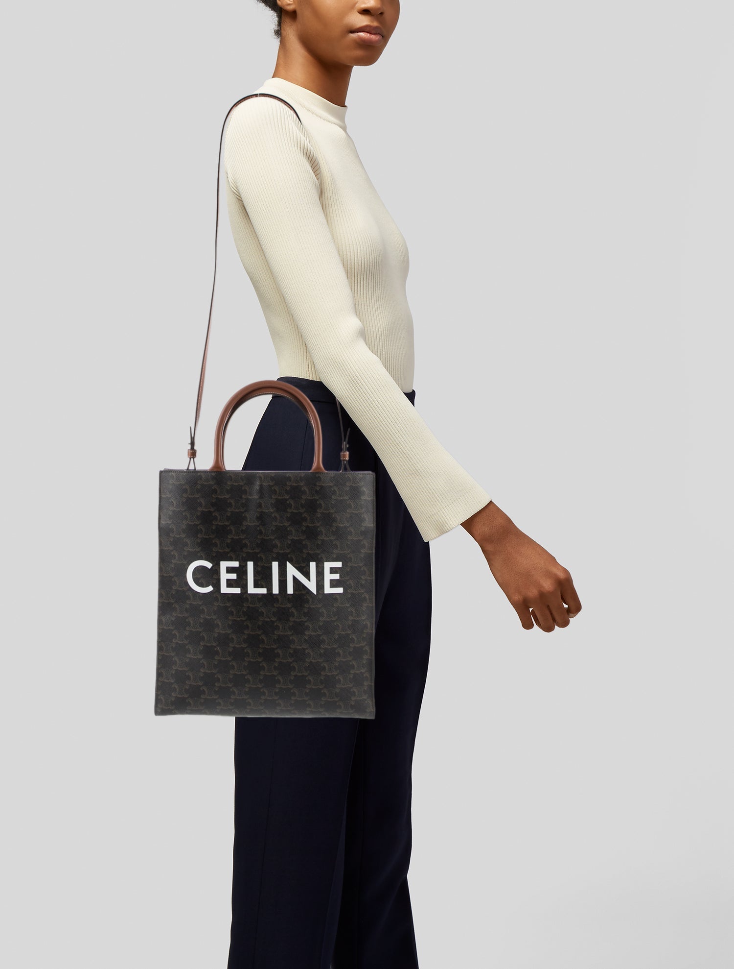 Celine Triomphe Vertical Cabas