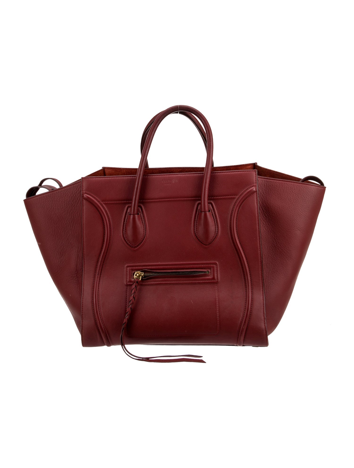 Celine Leather Luggage Phantom Medium