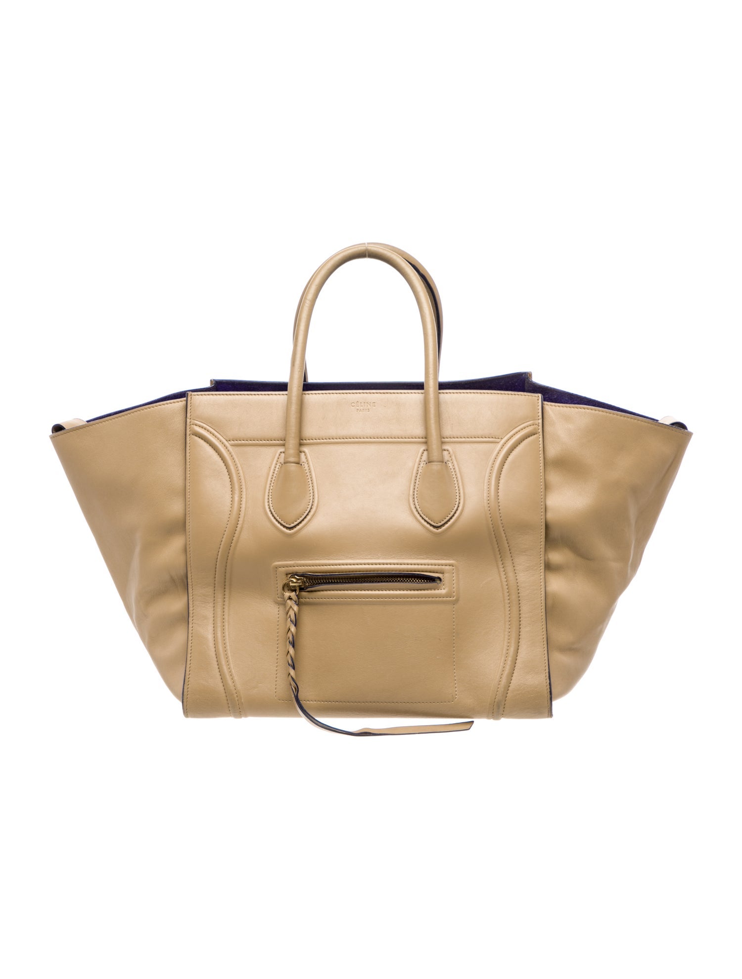 Celine Leather Luggage Phantom Medium