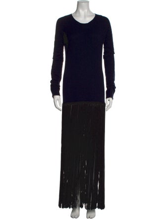 Celine Wool Midi Length Dress