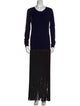 Celine Wool Midi Length Dress